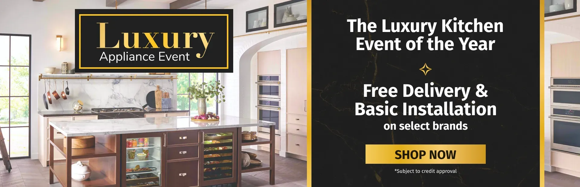 Luxury Appliance Event Banner